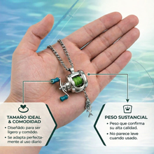 Colgante Carrete de Pesca Realista