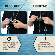 Colgante Carrete de Pesca Realista